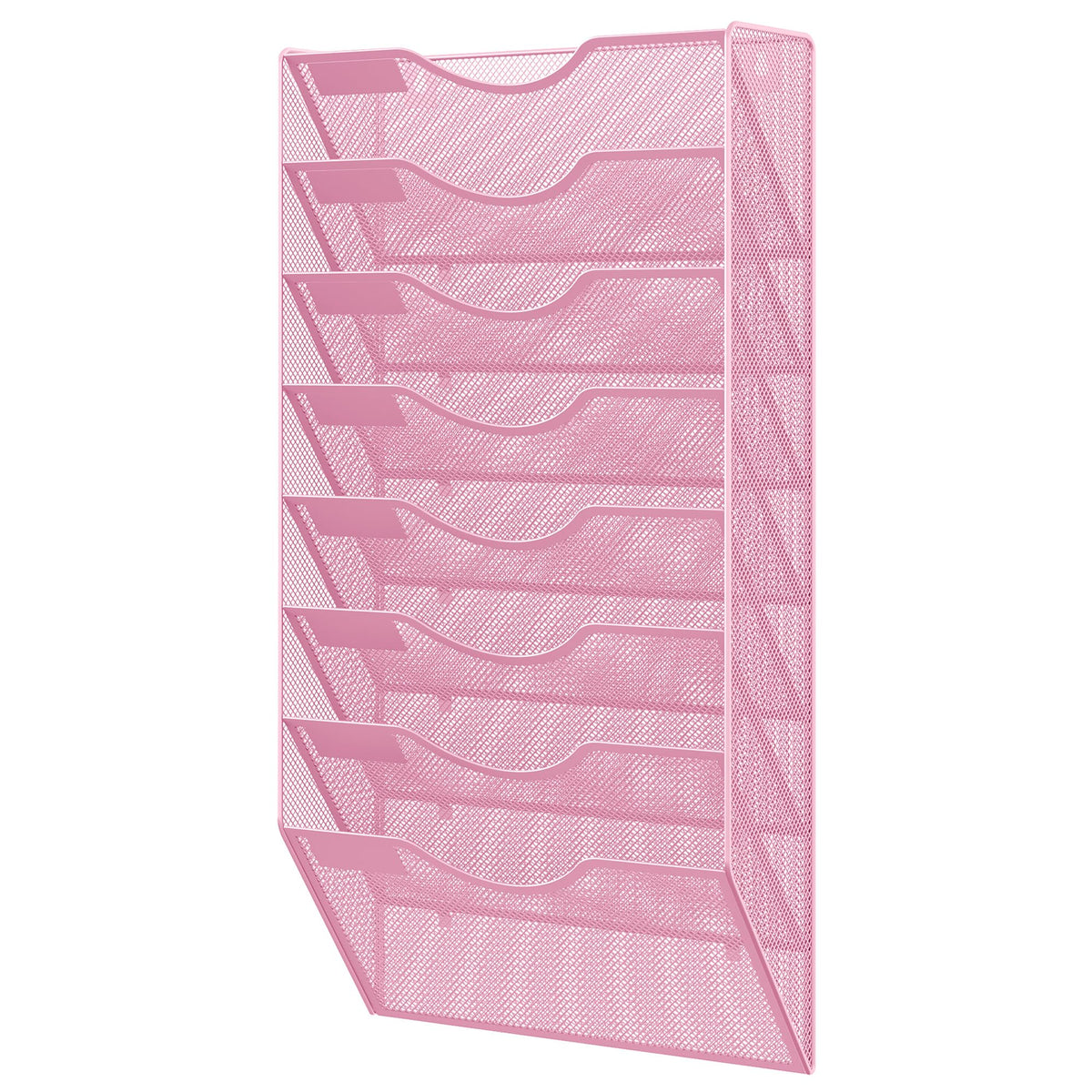 EasyPAG 8 Pocket Mesh Wall File Organizer, Hanging Paper Folder Holder with Classify Label