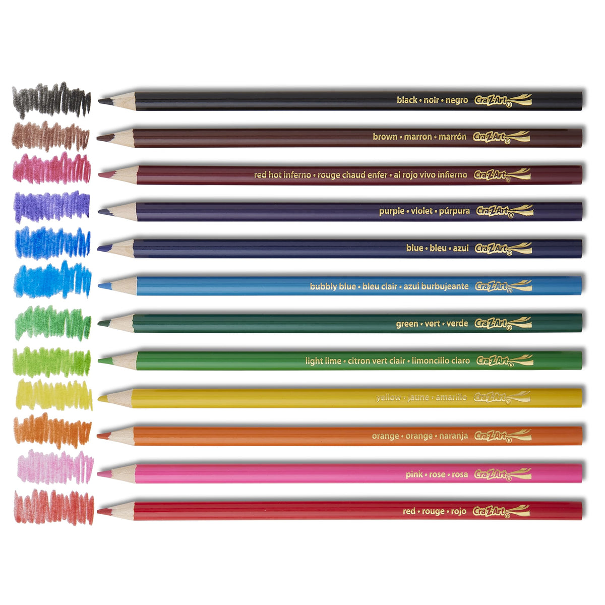 Cra-Z-Art Bulk Colored Pencils, 18 Packs of 12ct Colored Pencils, School Supplies, Classroom