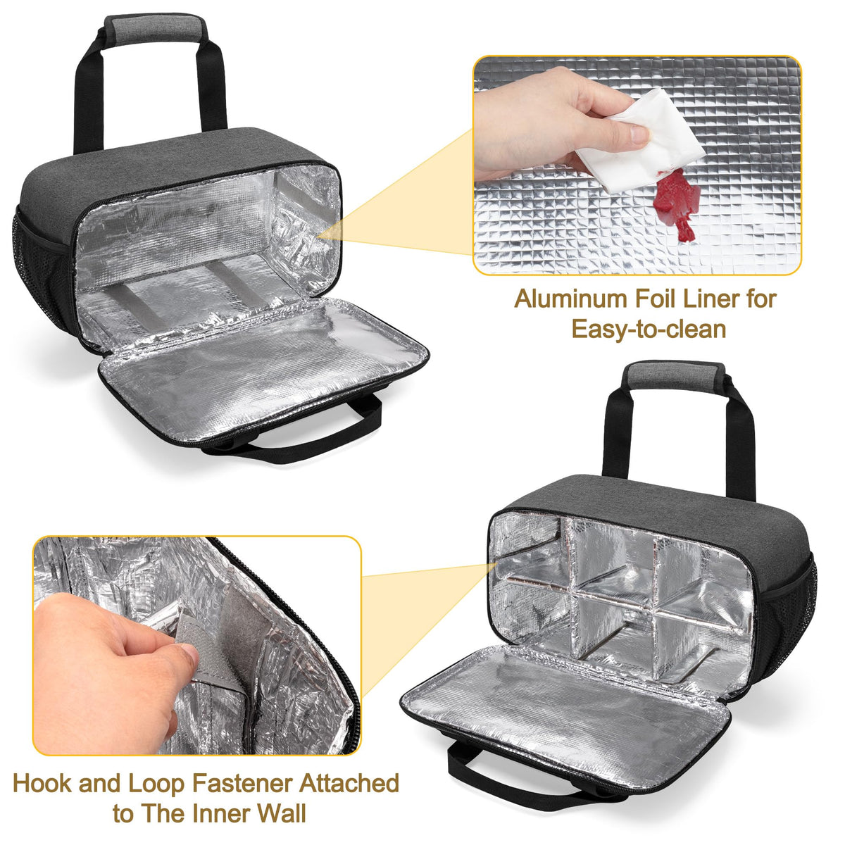Case Organizer for up to 216 Markers, Large Mark Bag With Carrying Handle