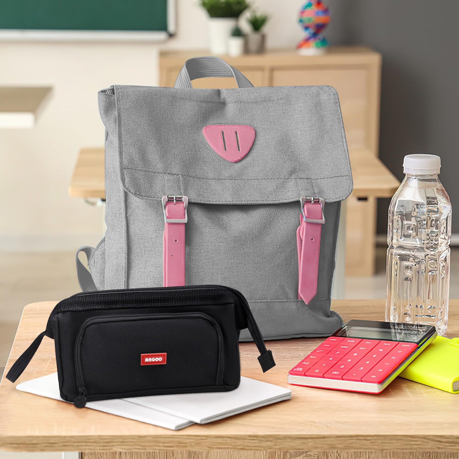 Vocuer Large Capacity Pencil Case Big Pencil Pouch Special Aesthetic School Pen Bag For Girls Teen