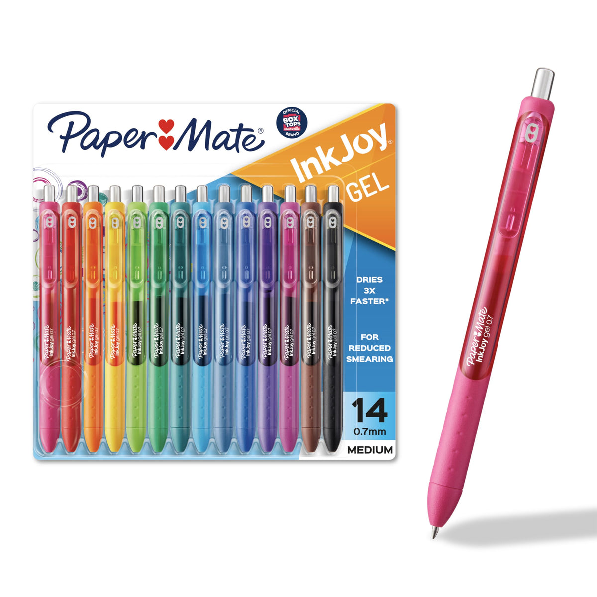 Paper Mate Colorful Gel Pens - InkJoy Gel Pens Assorted Medium Point (0.7). Perfect for Vibrant