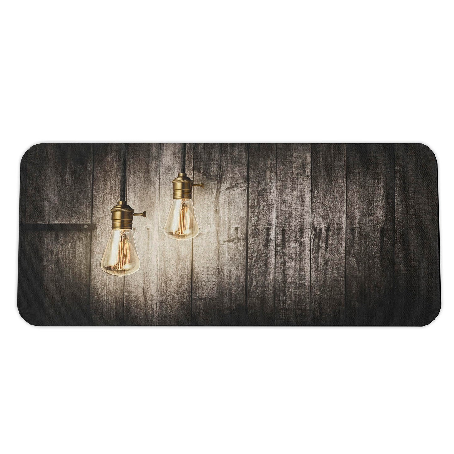 Ambesonne Industrial Computer Mouse Pad, Historical Innovation Edison Revival Retro Electricity