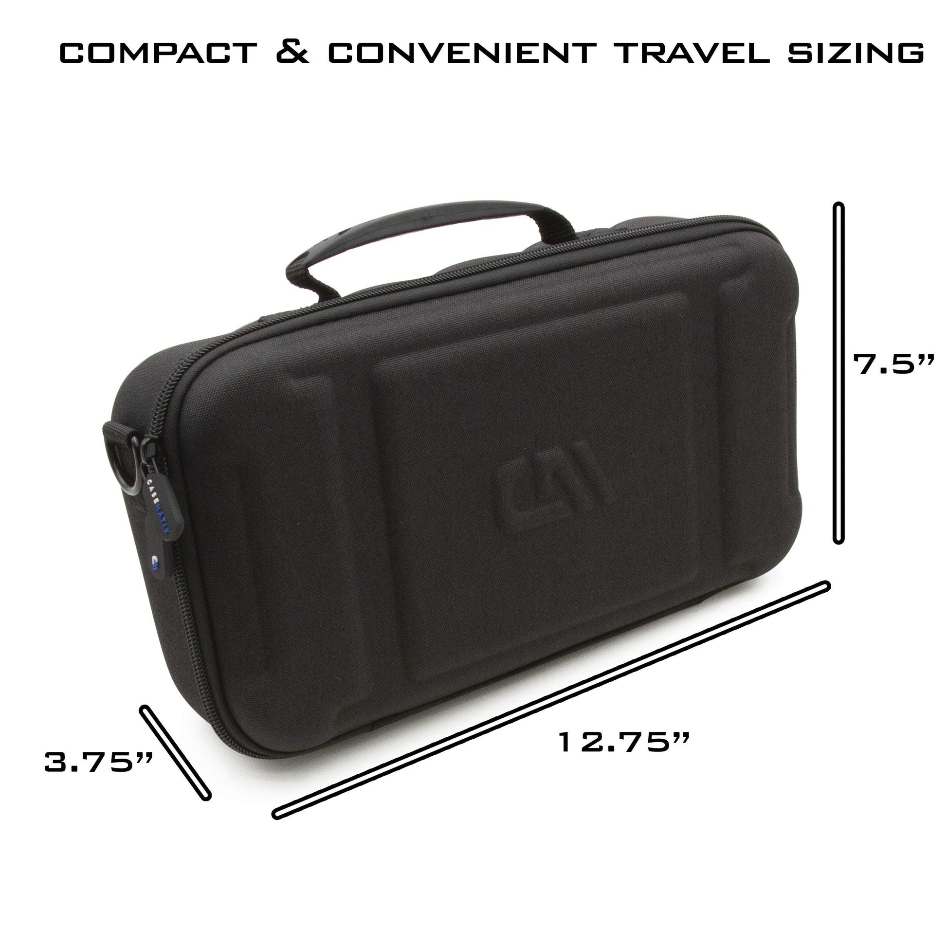 CASEMATIX 60% Keyboard Case for 61 Key Mechanical Keyboards up to 11.5" - Protective Hard Shell