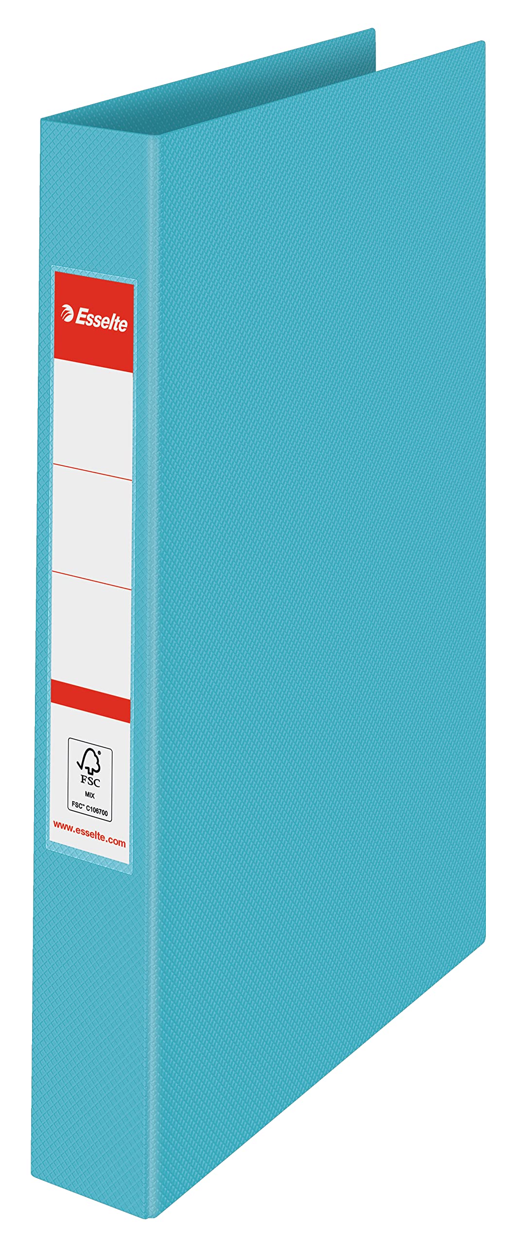 Esselte Ring Binder, 190 Sheet Capacity, 42mm Spine, 2 Ring A4 Folder, Hard Cover File, Home/Office