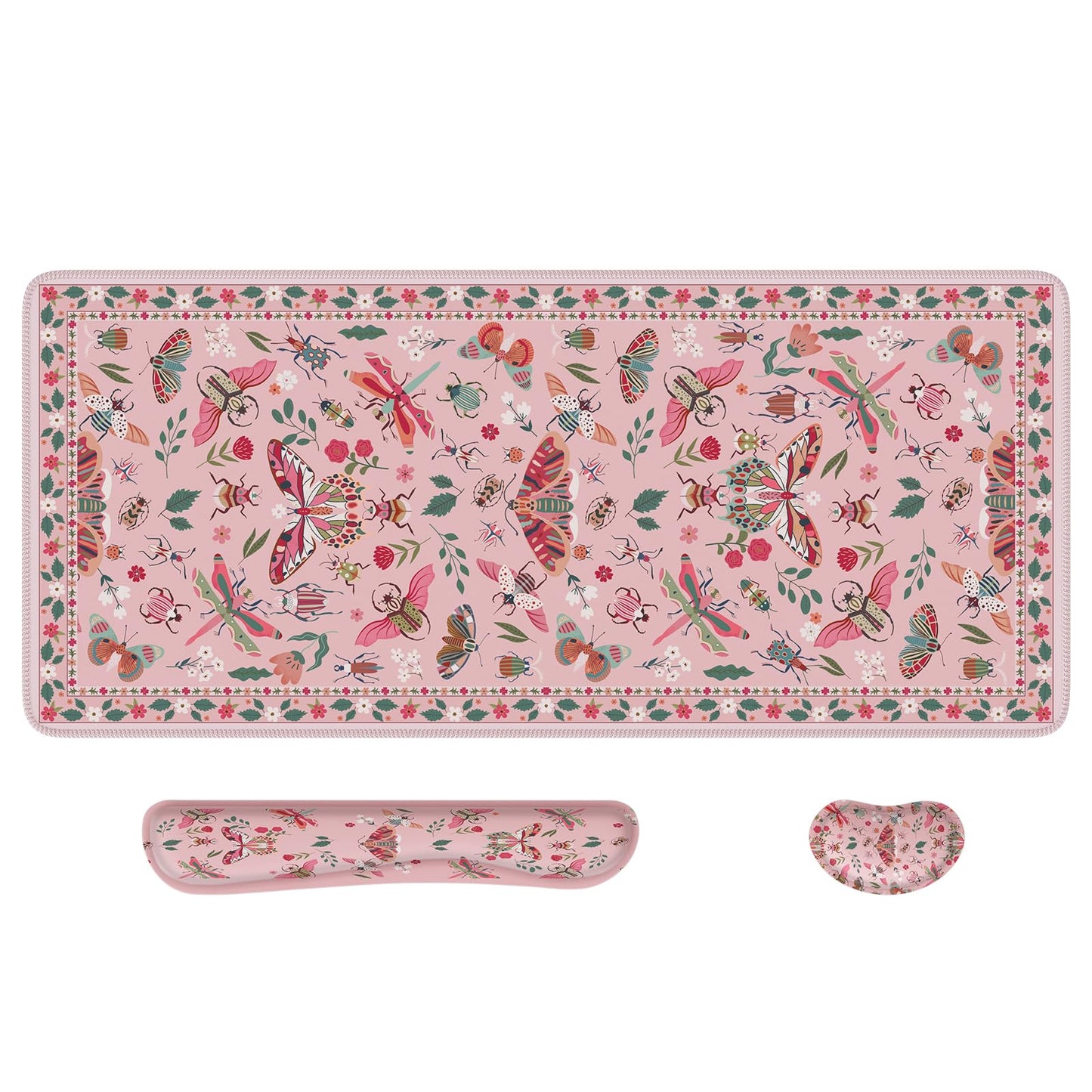 iCasso Large Mouse pad for Desk, Computer Desk Mat, 3Pcs XXL Keyboard and Mouse Pad + Keyboard