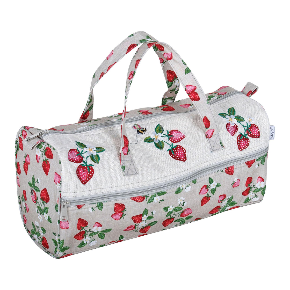 Hobby Gift Knitting Bag Large Yarn Storage Bag with Zippered Compartments for Knitting Needles