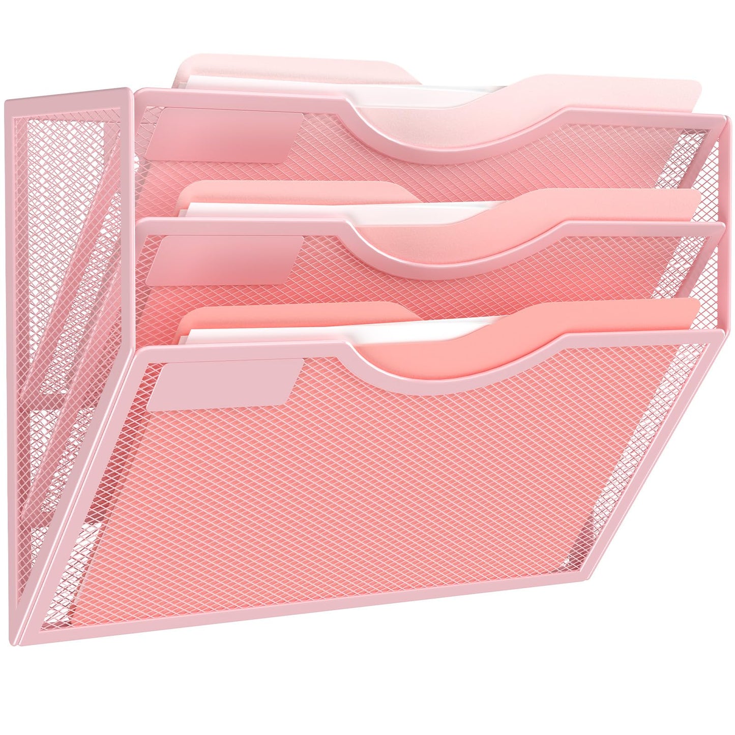 Kuntine.B Wall File Organizer Office Hanging Magazine Holder Wall File Organizer for Office Home