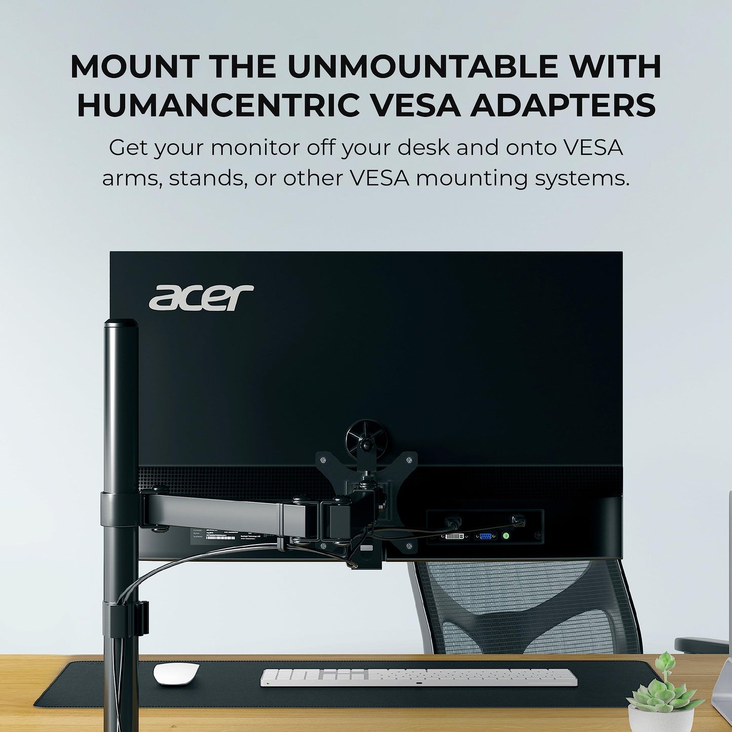 HumanCentric VESA Mount Adapter Bracket Compatible with Acer Monitor