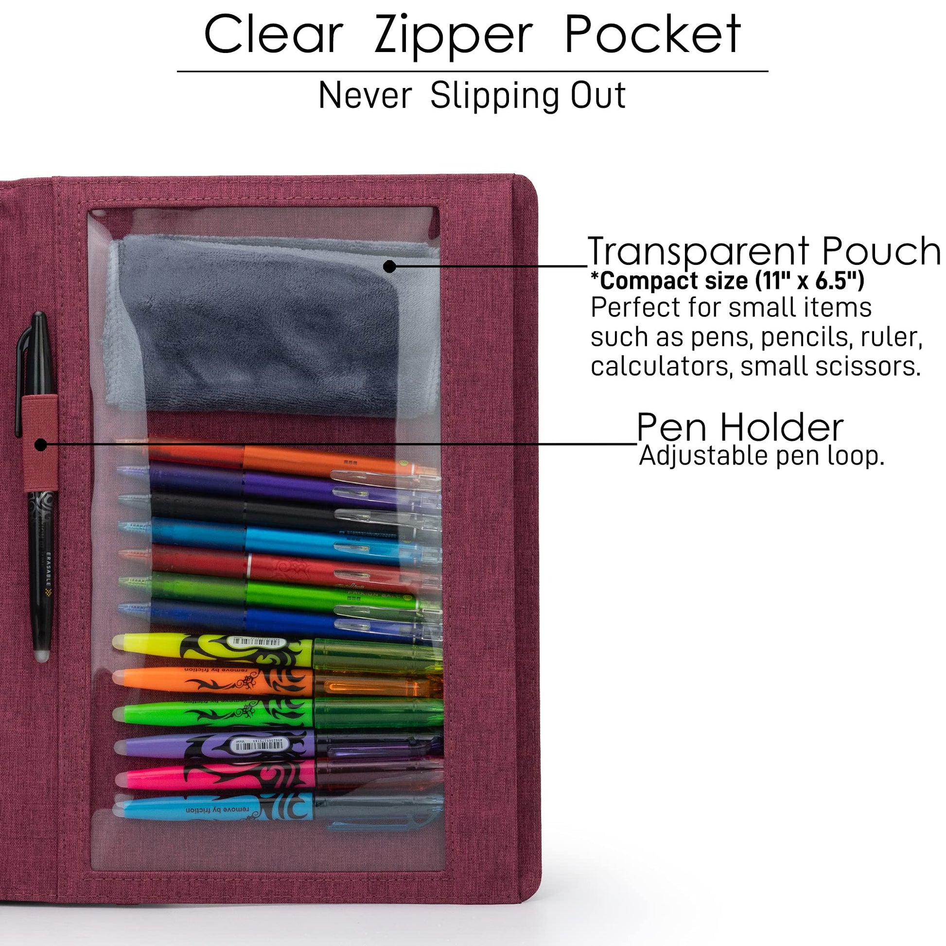 Kaitiaki Folio Cover Compatible with Rocketbook Fusion, Panda, Everlast, Waterproof Fabric, Multi