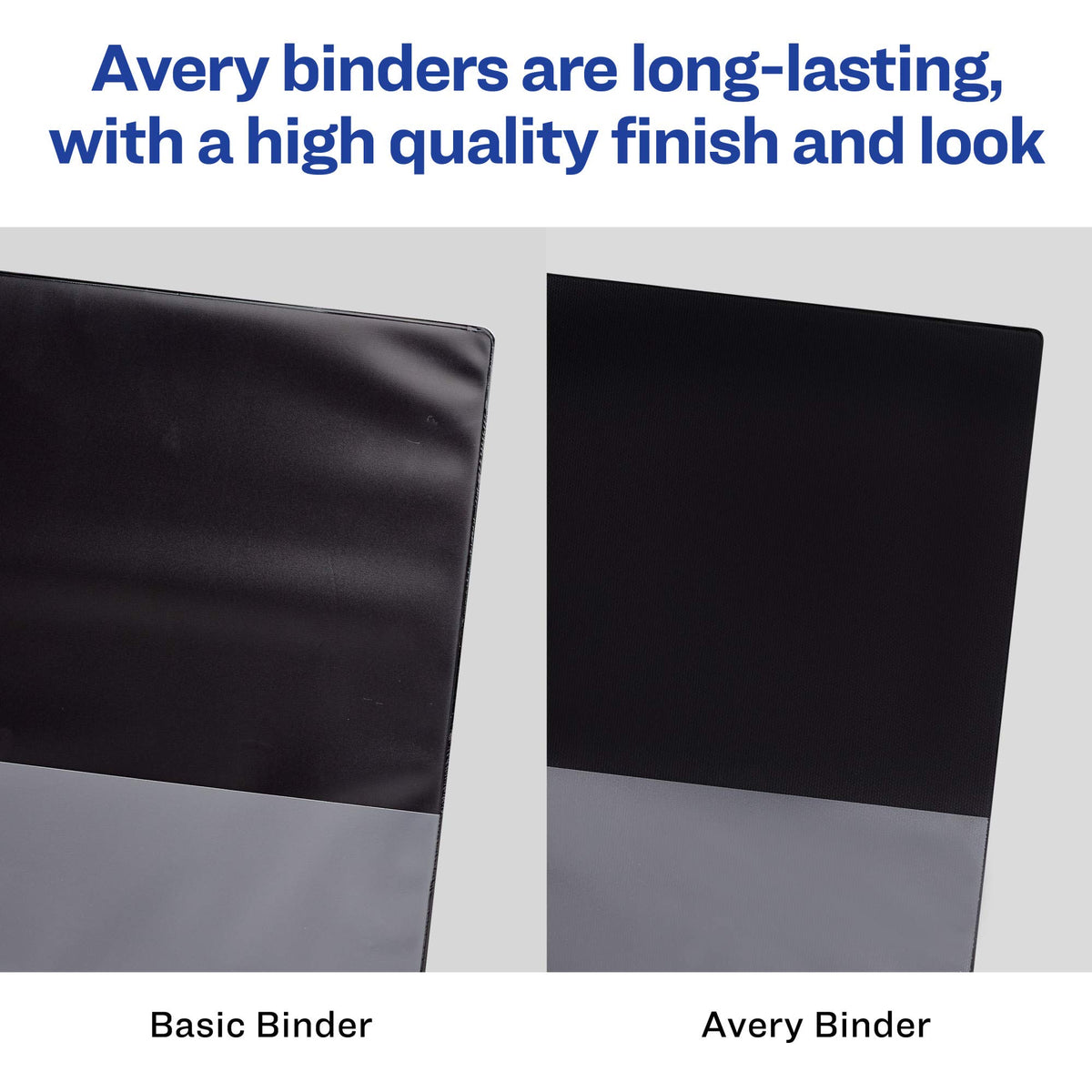 Avery Standard View 3 Ring Binders, 3" Round Rings, 460-Sheet Capacity, 3.5 Inch Wide Spine, White