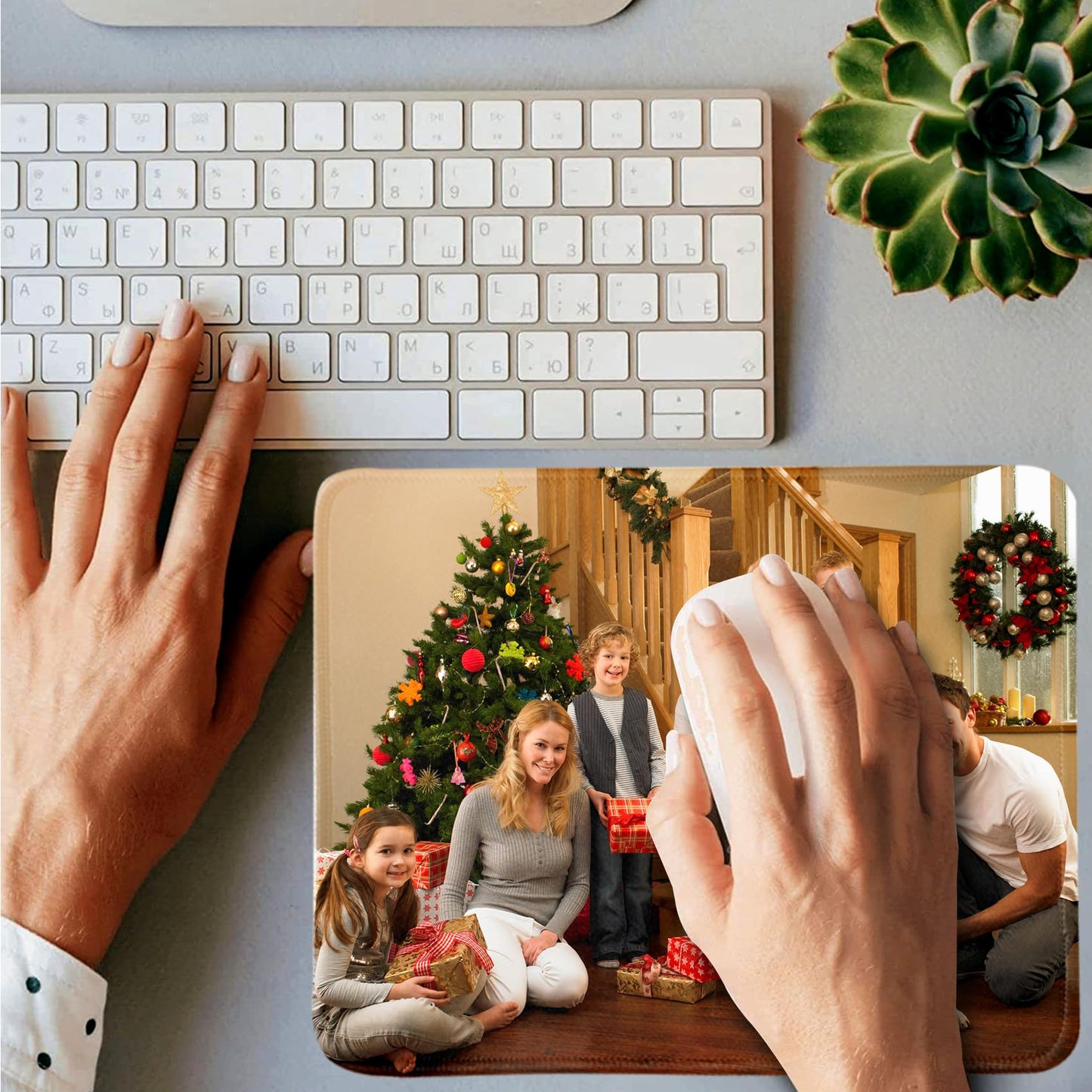 Custom Mouse Pad, Personalized Mouse Pad with Photo, Add Your Own Image/Text/Logo, Customized