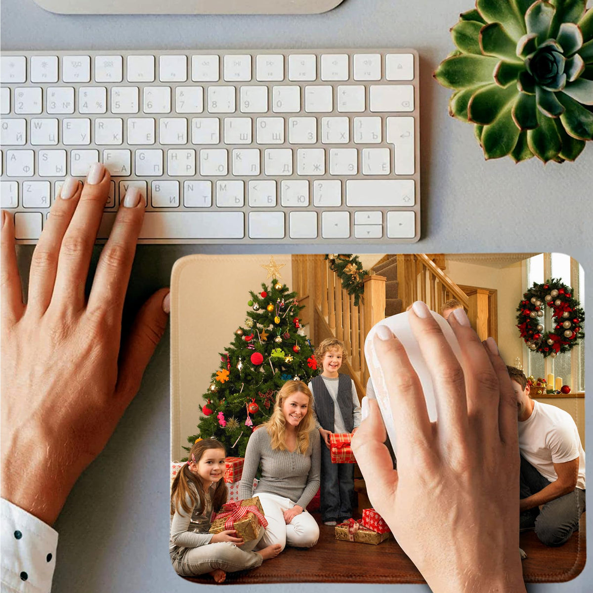 Custom Mouse Pad, Personalized Mouse Pad with Photo, Add Your Own Image/Text/Logo, Customized