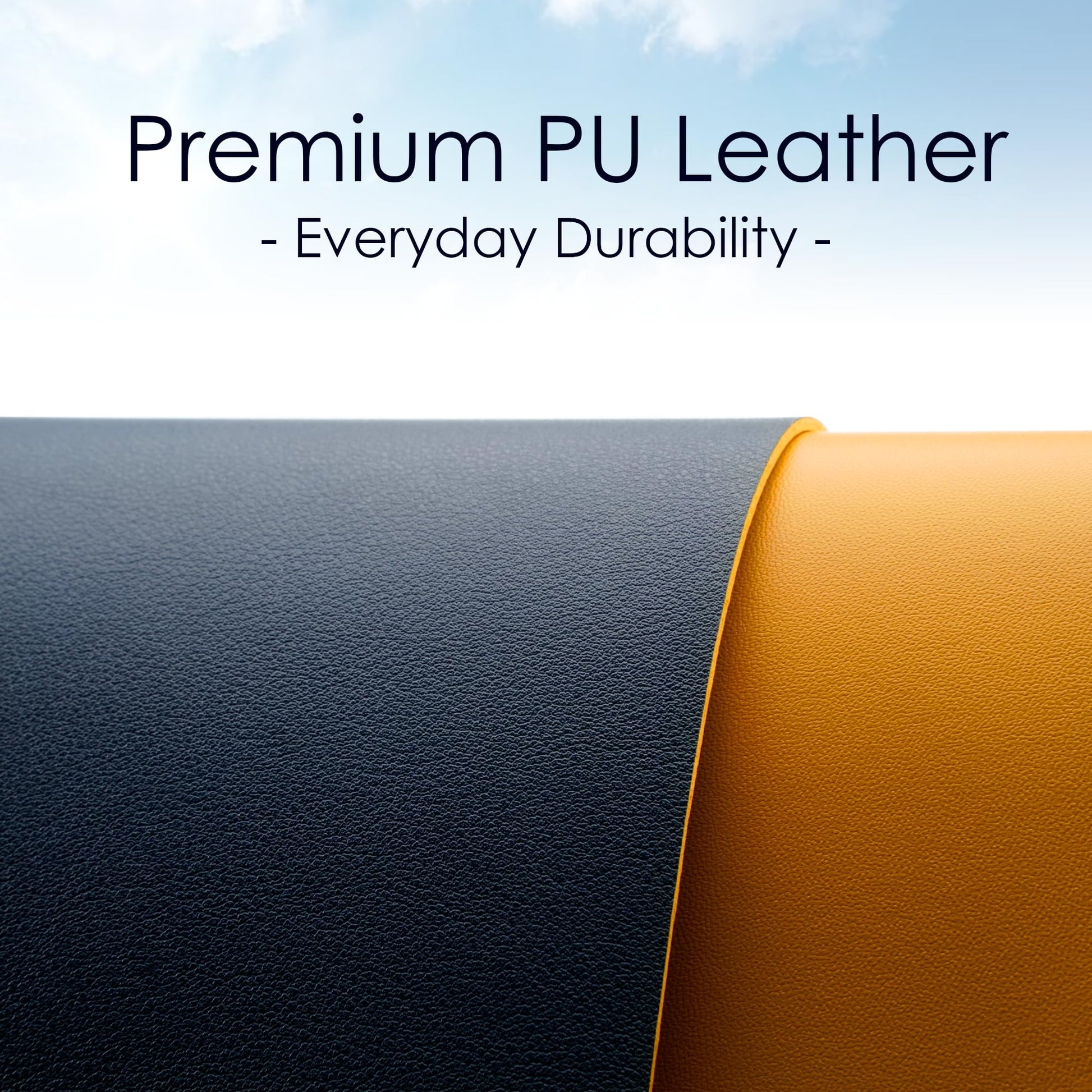 Leather Desk Pad Protector, Waterproof Mouse Pad, PU Desk Mat, Office Desk Cover, Desk Writing Mat