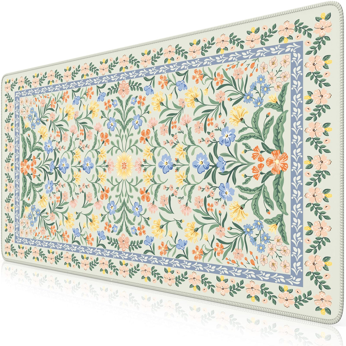 HAOCOO Large Desk Pad for Keyboard and Mouse, Non-Slip Office Mat(Green)