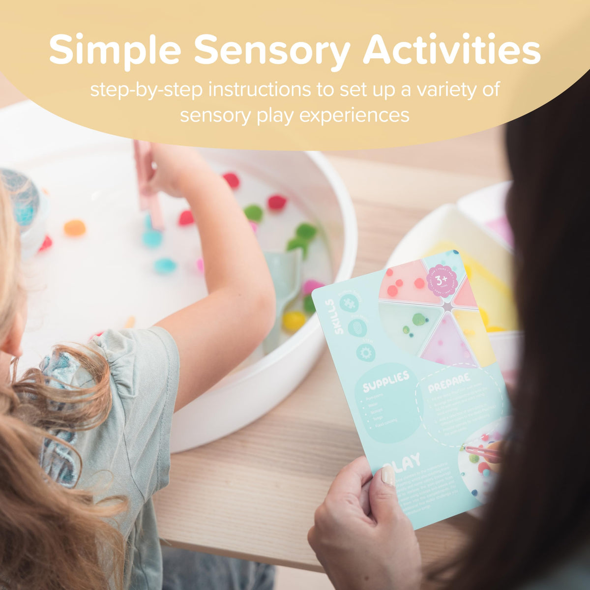 30 x Sensory Play Activity Cards for 2 Years Plus