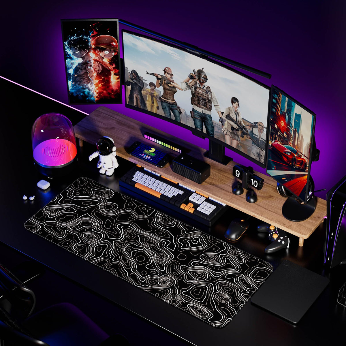 Wiabsi Desk Mat Pad,Large XXL Extended Mouse Pad Mat for Desktop Keyboard