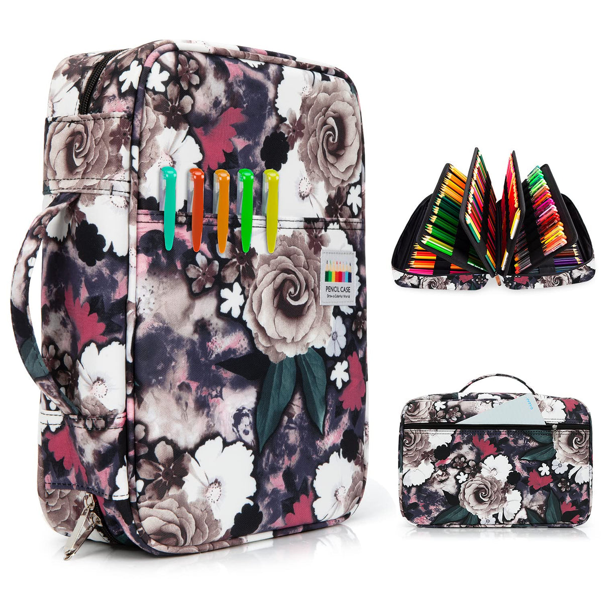 YOUSHARES Pencil Holder 300 Slots - 300 Slots large Pen Case Organizer with Multilayer Holder for