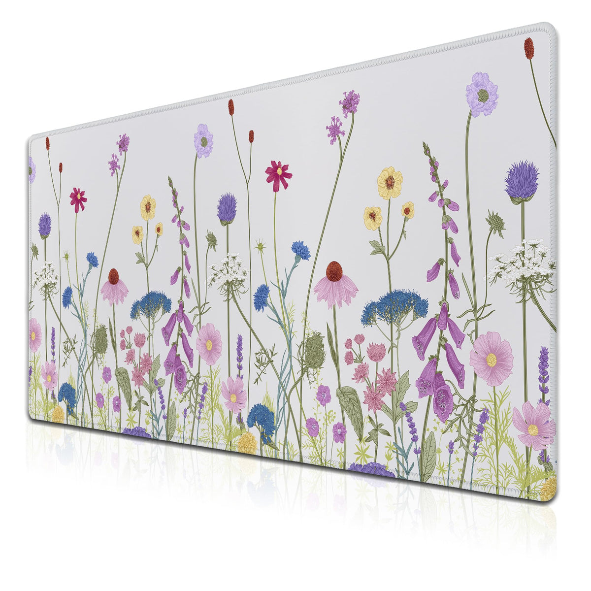 Samgula Desk Mouse Pad Flower Keyboard Mat, Mouse Pads Office Desk Pad, The Mousepad Non-Slip
