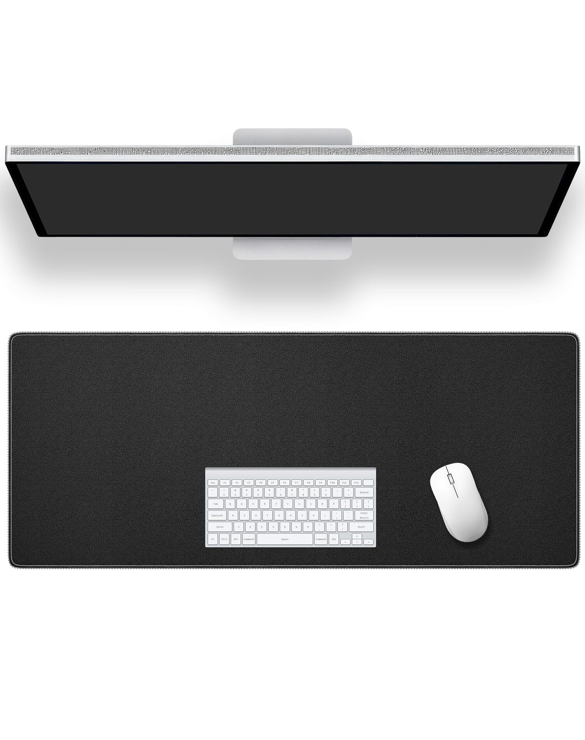 ALOANES Non-Slip Extended Mouse Pad Office&Home Desk Mat Stitched Edge