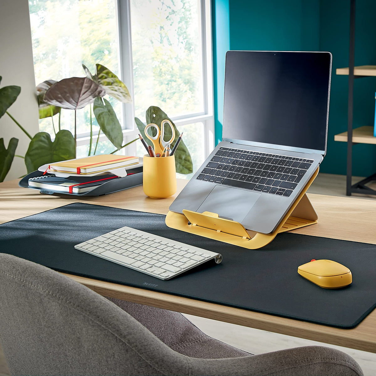 Leitz Desk Mat, Large 80 x 40cm Desk Pad, Non-Slip Mat for Laptop, PC, Monitors & Mouse Mats