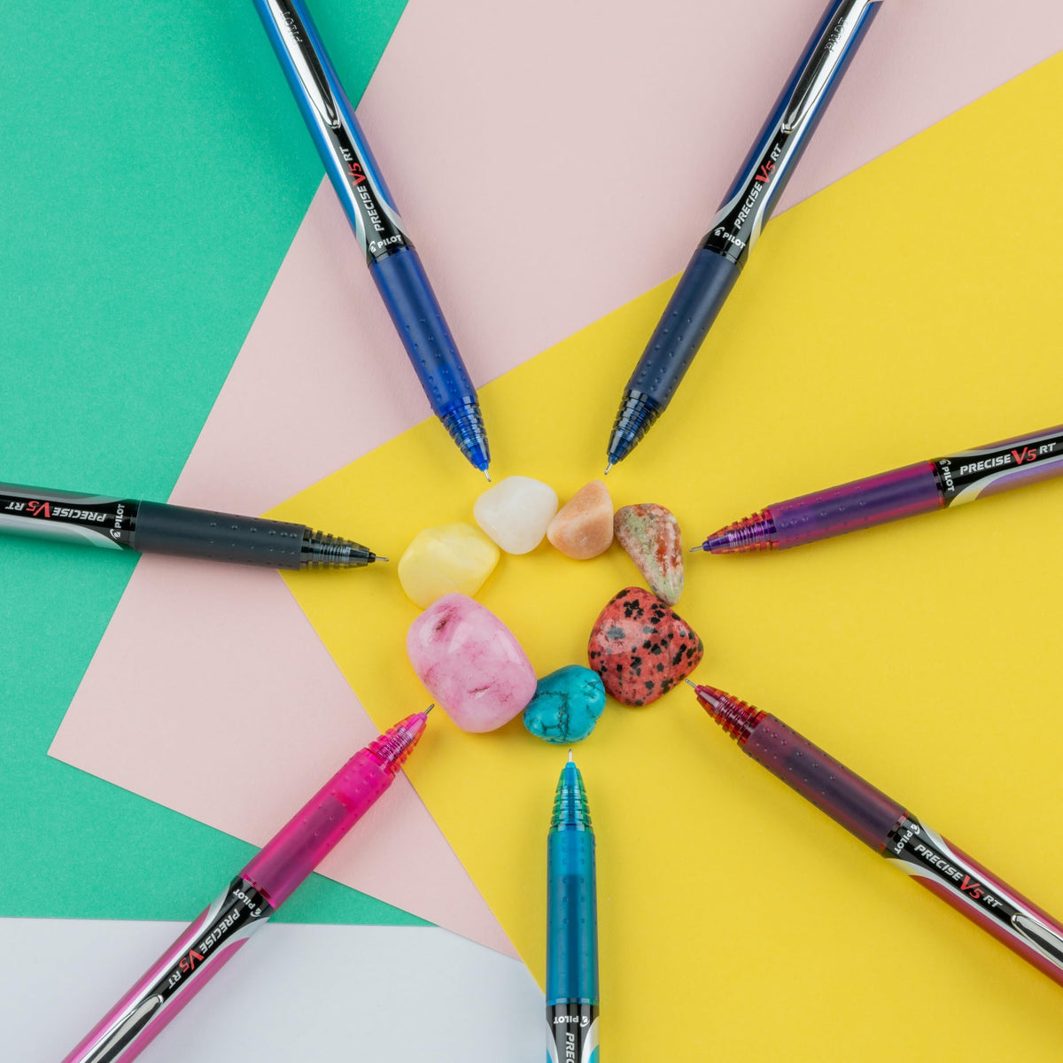 PILOT Precise V5 RT Refillable & Retractable Liquid Ink Rolling Ball Pens, Extra Fine Point (0.5mm)