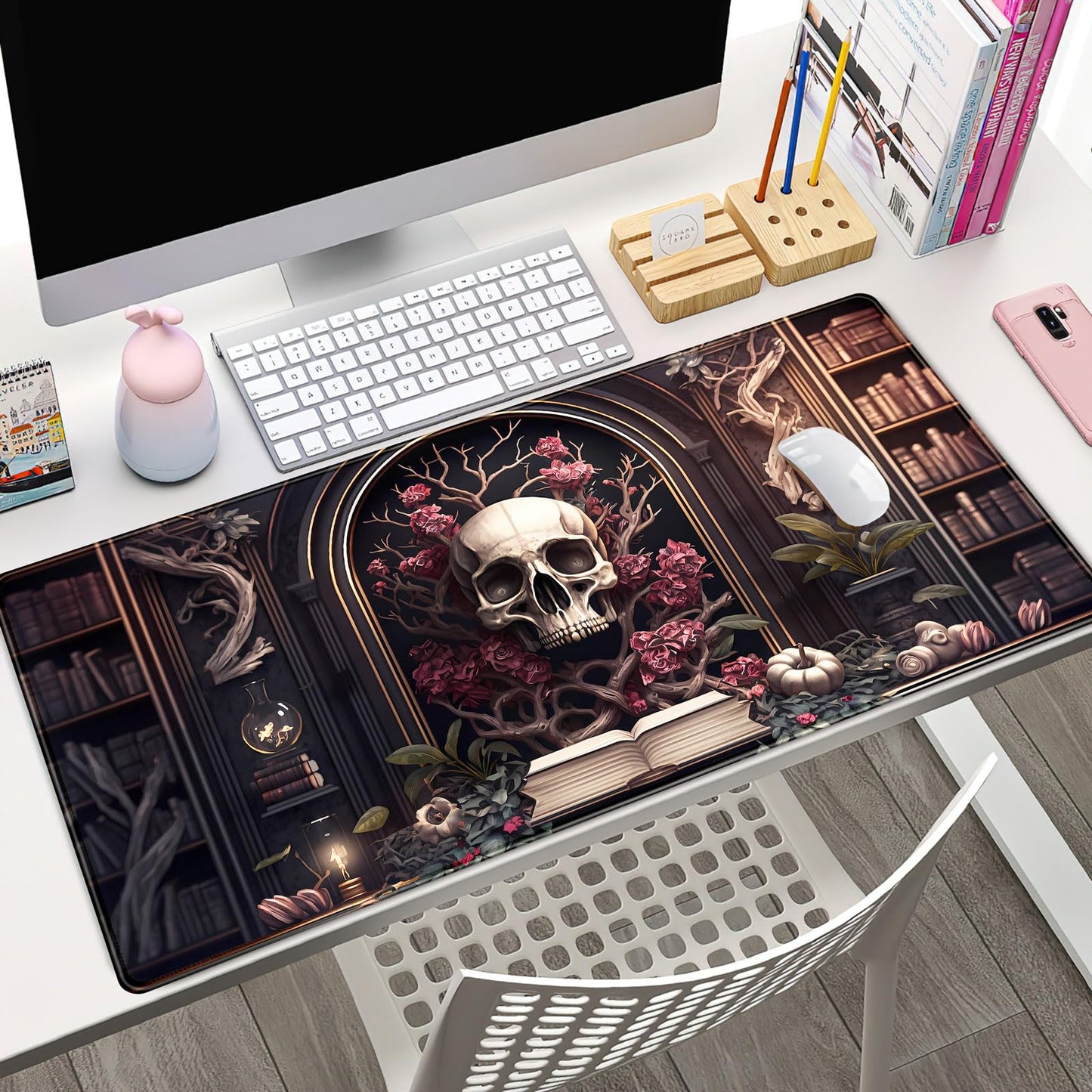 CYZFF Gothic Large Mouse Pad XXL Desk Pad Gaming Mousepad Extended Keyboard Mat 31.5 x 15.7 in