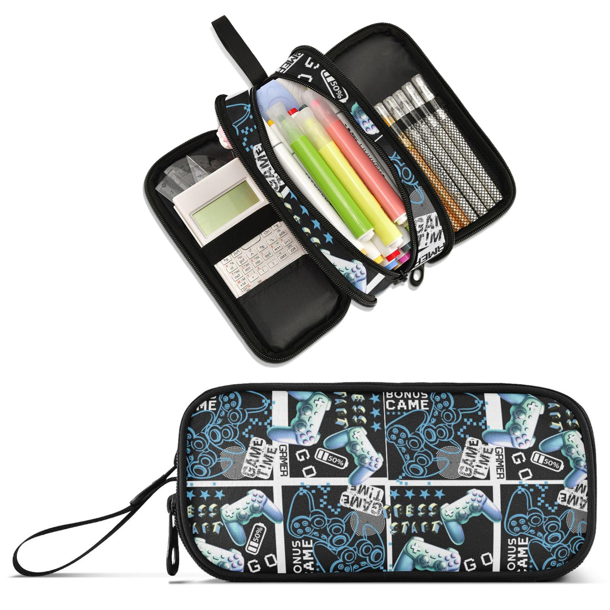 XUWU Games Large Capacity Pencil Case Pencil Pouch Pen Box