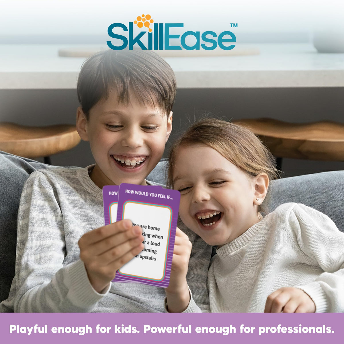SkillEase Exploding Emotions Flashcards and Game: 2 in 1, Hilarious Family Fun, Social Emotional