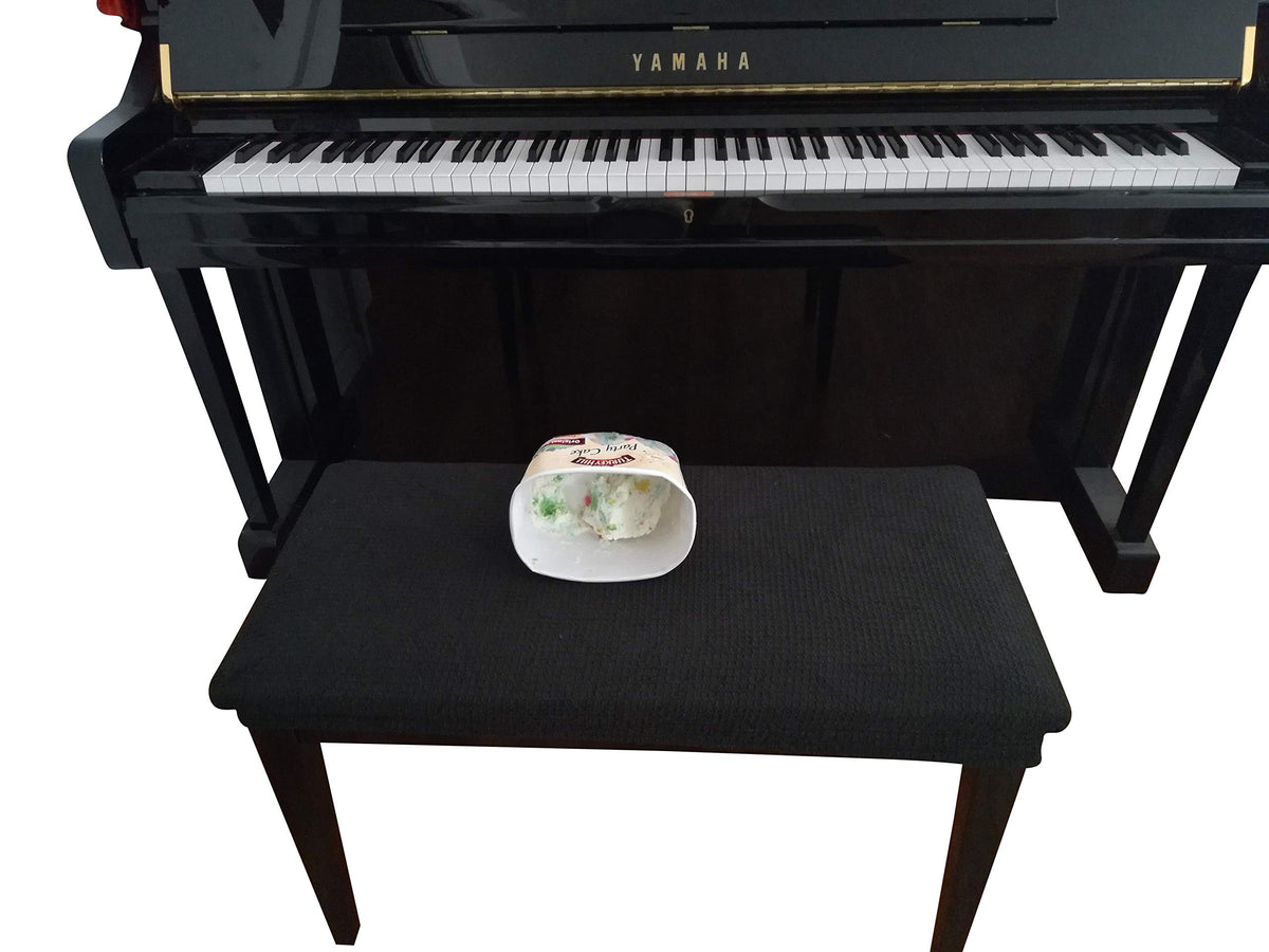 Qualitrusty Waterproof Piano Bench Cover - Perfect for Pets, Kids, Elderly, Weddings, Parties