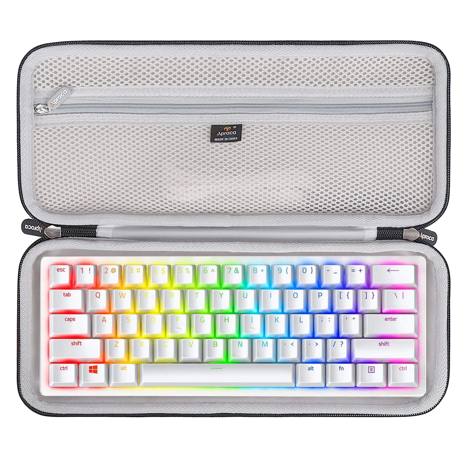 Aproca Keyboard Case Compatible with RK Royal KLUDGE RK61 / Razer Huntsman Mini/Keychron K7