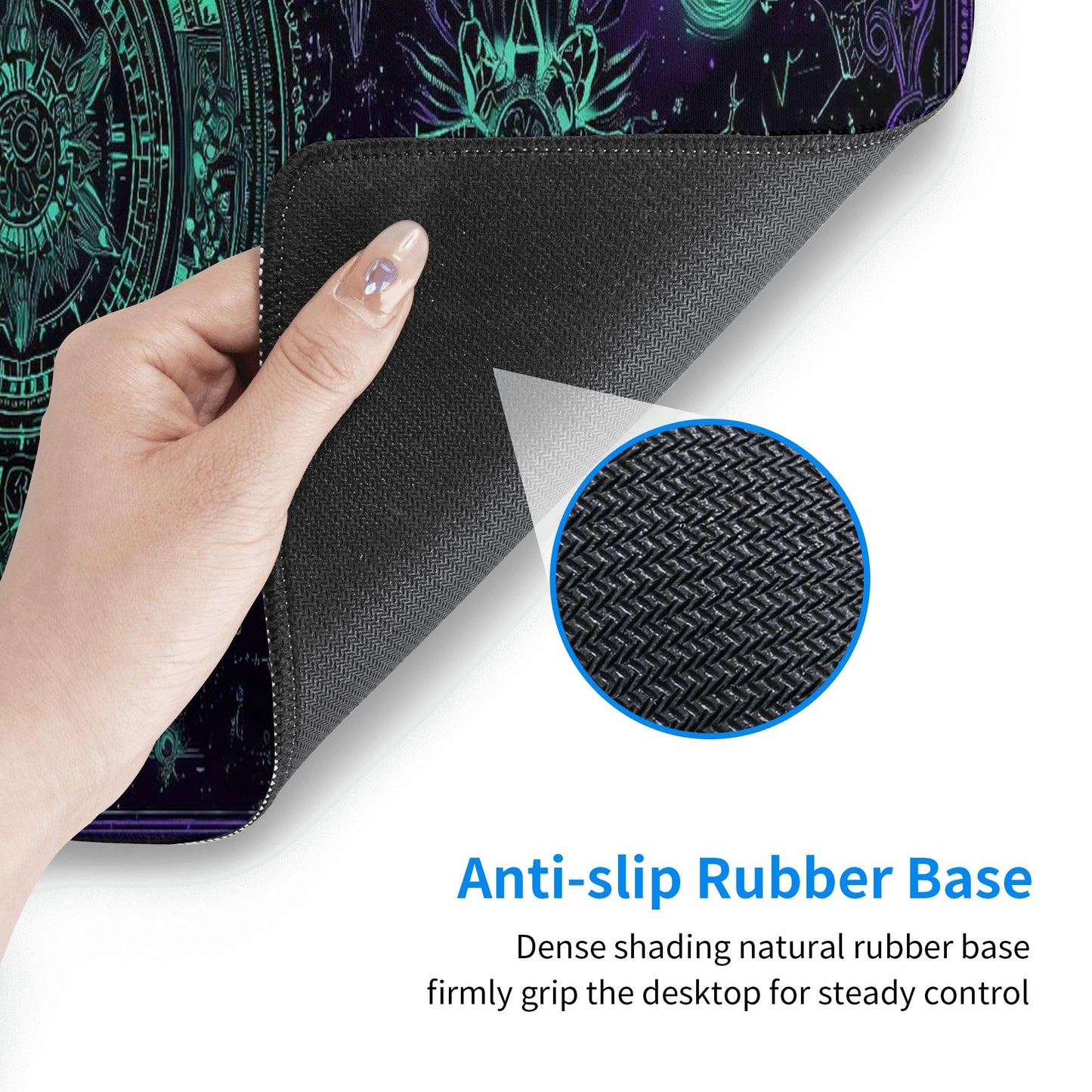 Goth Mouse Pad Extended Large Gaming Mouse Pad XL Stitched Edges for Gamer Home Office 31.5 X 11.8