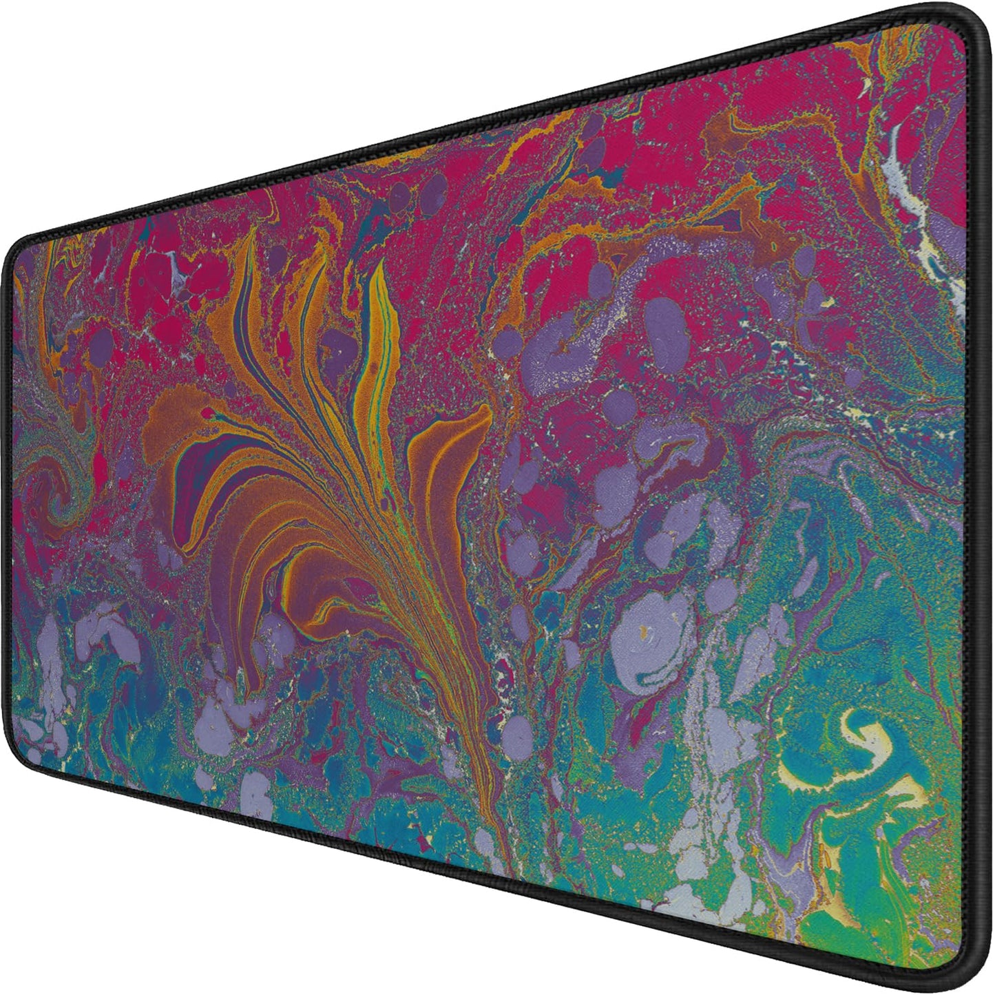 Large Extended Gaming Mouse Pad with Stitched Edges 31.5X15.7In