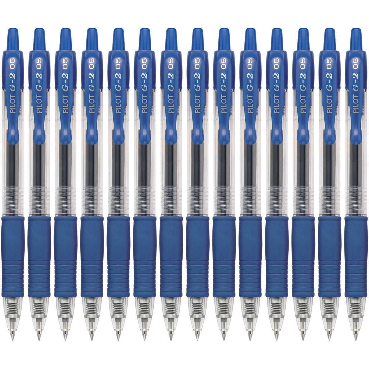 Pilot, G2 Premium Gel Roller Pens, Extra Fine Point 0.5 mm, Pack of 14, Blue