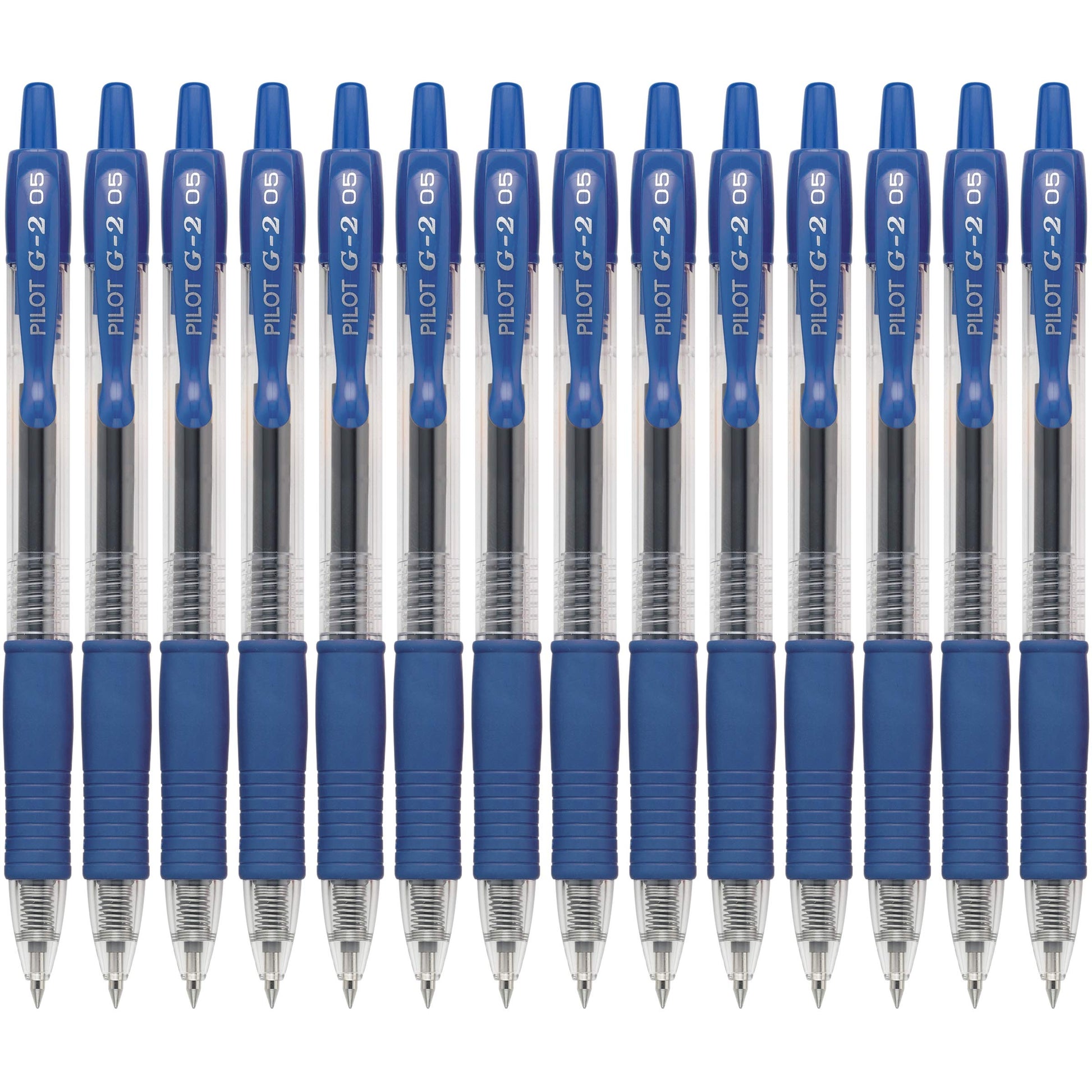 Pilot, G2 Premium Gel Roller Pens, Extra Fine Point 0.5 mm, Pack of 14, Blue
