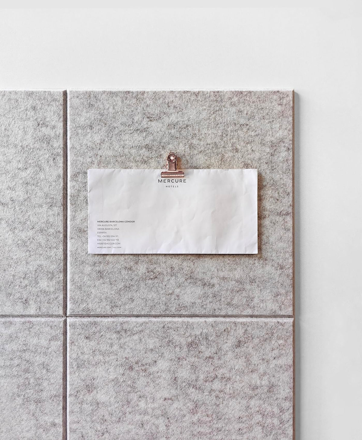 Cork Board 24 x36 Alternative - 6 Pack Felt Wall Tiles with Safe Removable Adhesive Tabs, Cork