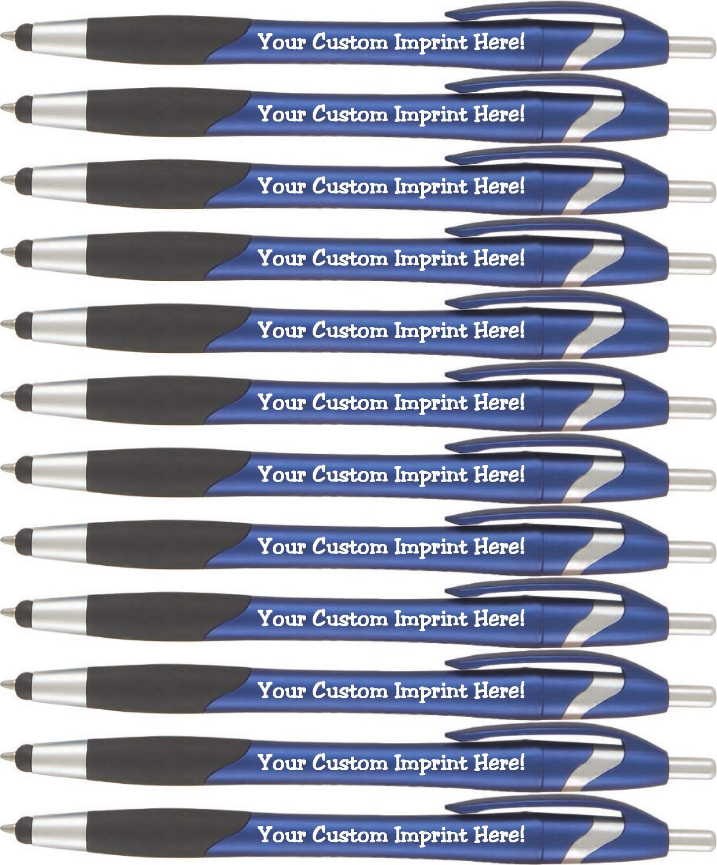 Express Pencils The Glide Ballpoint Pen with Stylus. Click action Custom Personalized Black writing