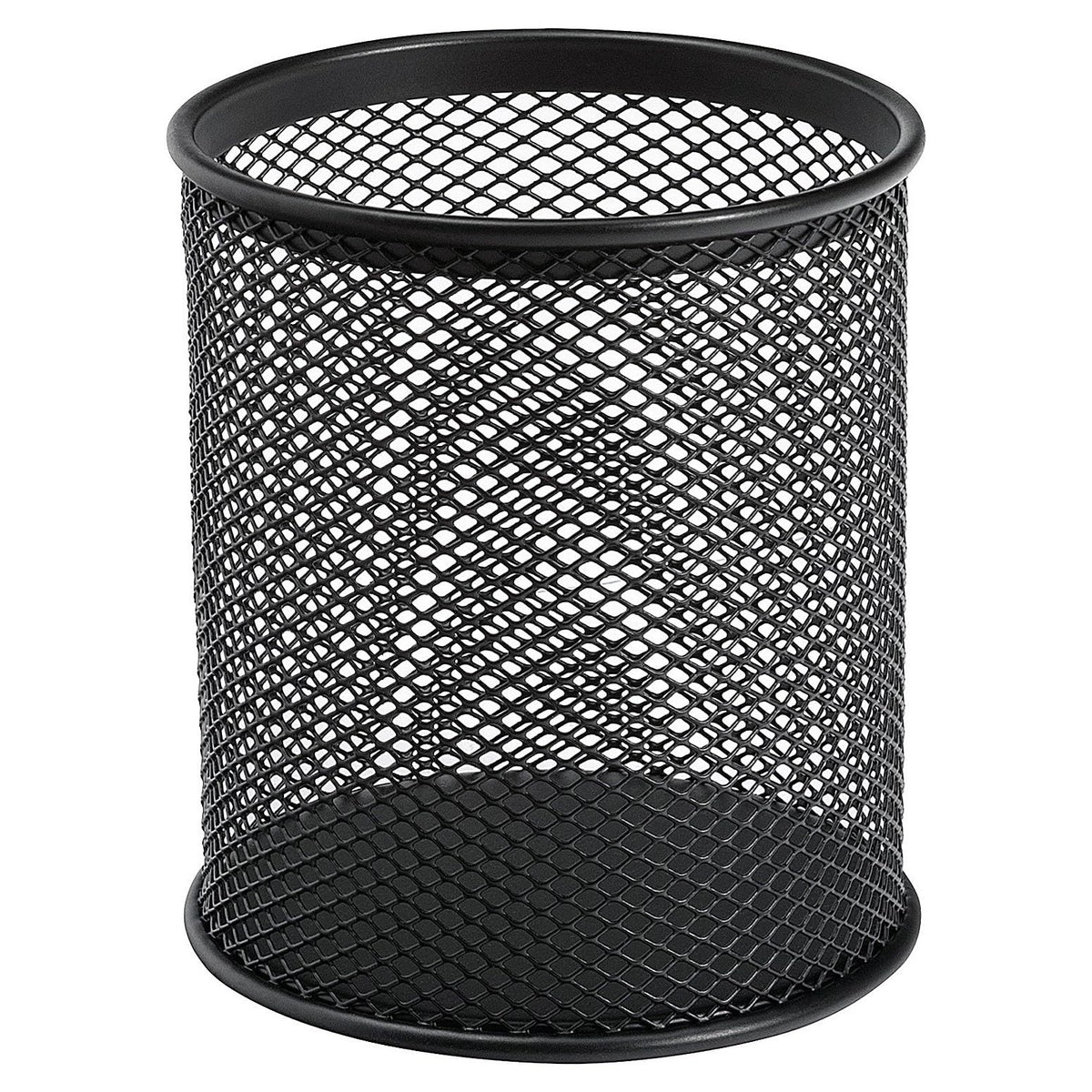 Q-Connect Pen Cup Metal Black (office Set) / Small Office Accessories/Type-Desktop/Kind-For