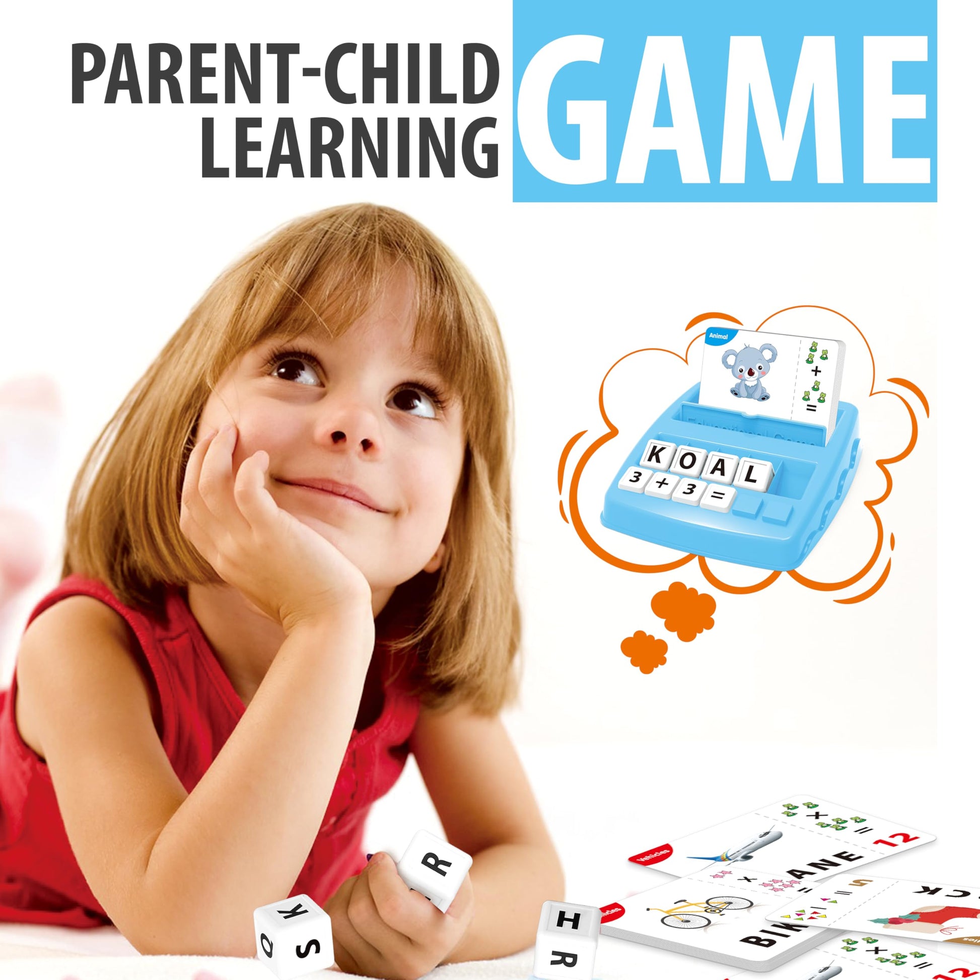 Yolscue Montessori Matching Letter Games,Educational Toys for 3-8 Year Olds Boys Girls,Alphabet