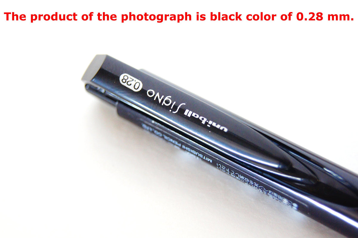 Stationery JP Signo RT1 Gel Ink 0.28mm Blue Black Ink 5 Pck