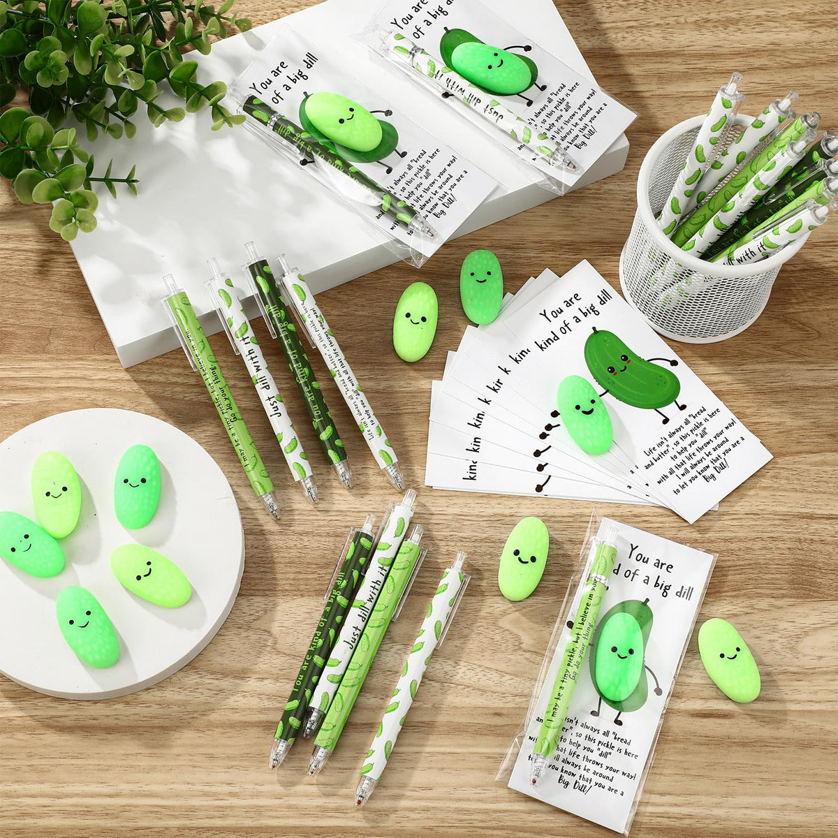 TecUnite Pickle 40 Sets Classroom Motivation Gifts Bulk