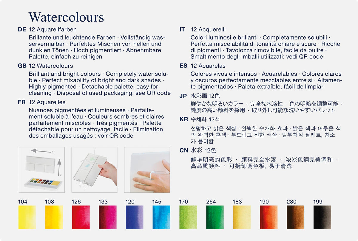 Faber-Castell Watercolour Paint Set, Multicoloured