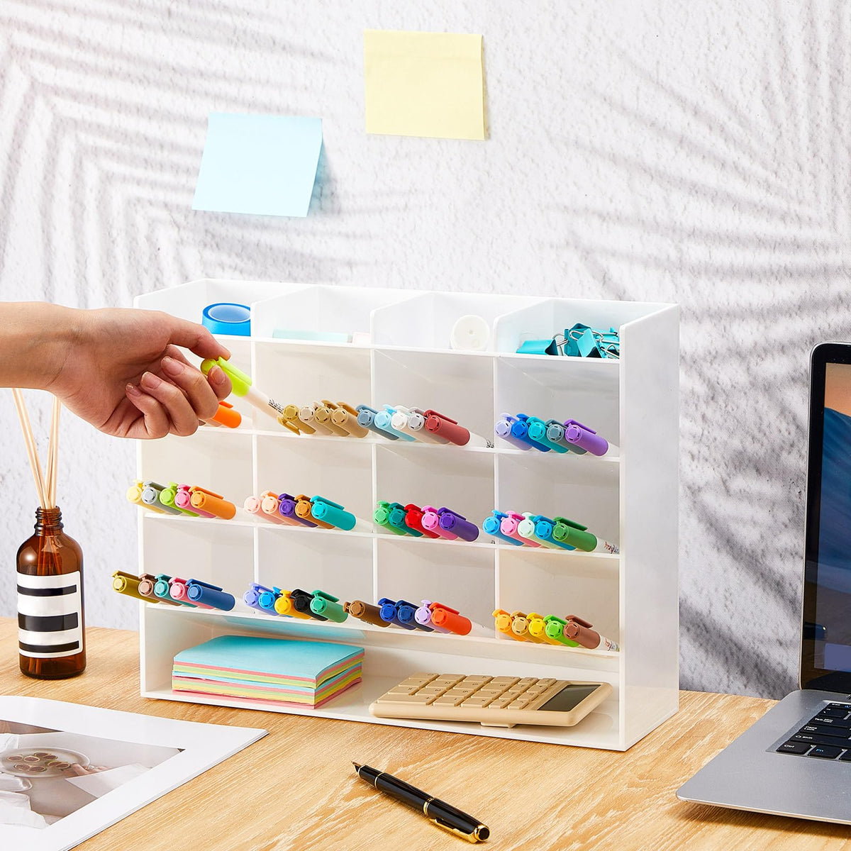 MotiMind Acrylic Pen and Marker Organizer for 200 Markers