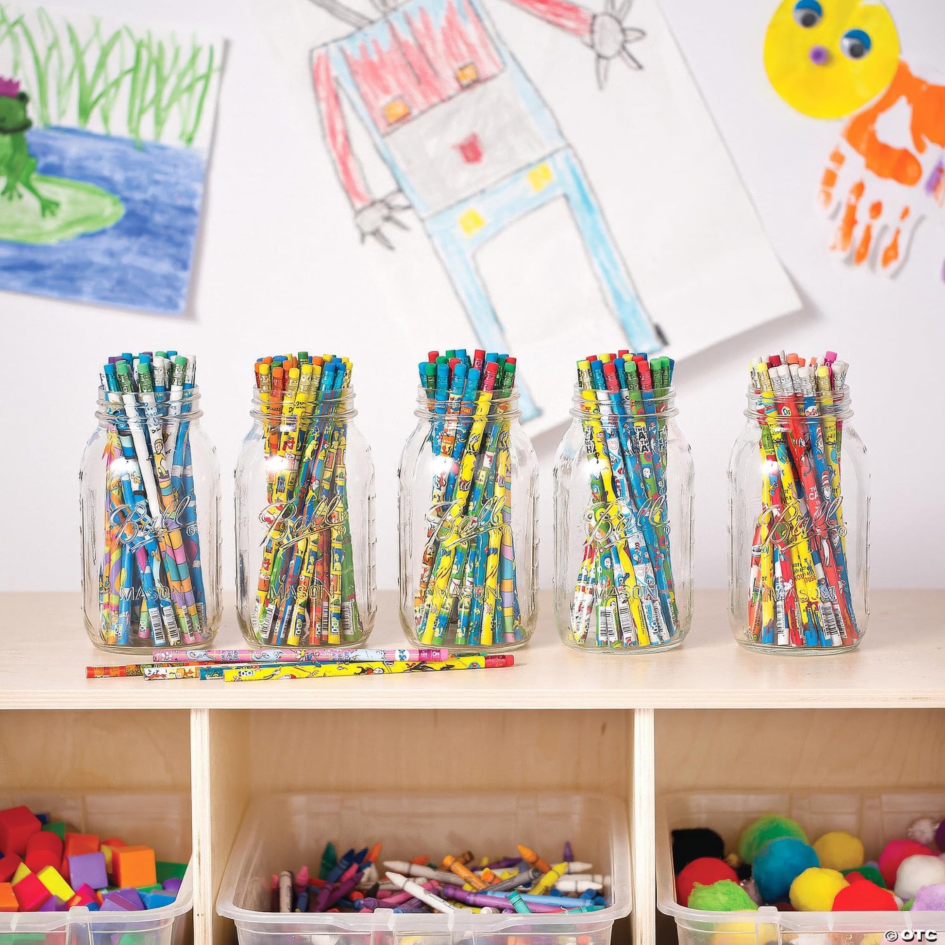 Raymond Geddes 69743 Dr. Seuss Assorted Number 2 Pencils For Kids (Pack of 72)