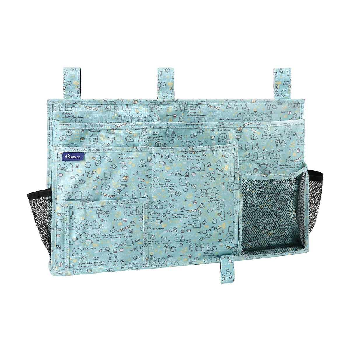 Surblue Bedside Caddy Hanging Bed Organizer Storage Bag Pocket for Bunk and Hospital Beds, College