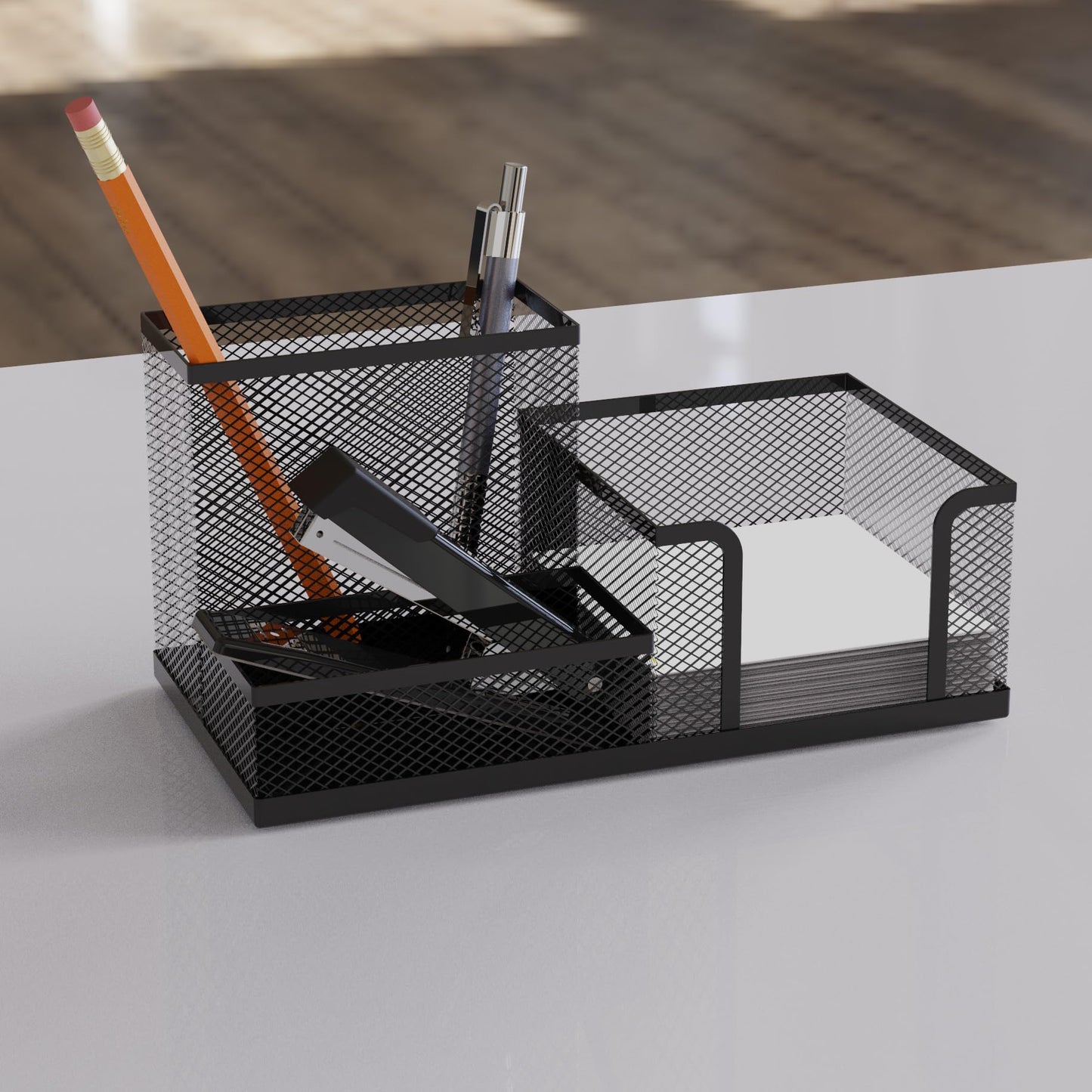 Mesh Desk Organiser and Pen Holder - Office Supplies Accessories - School Supplies Organiser - Pen