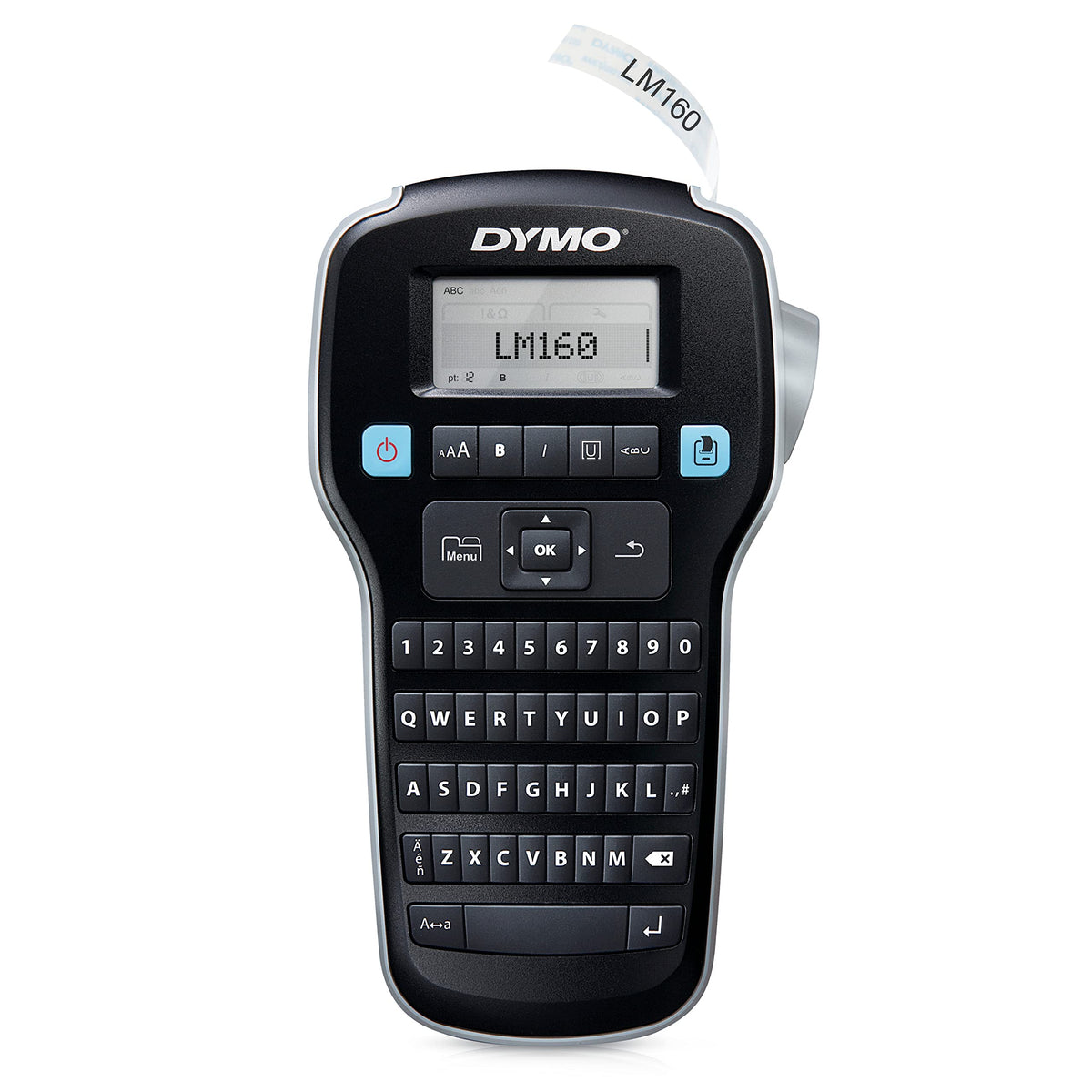 DYMO Label Maker LabelManager 160 Portable Label Maker, Easy-to-Use, One-Touch Smart Keys, QWERTY