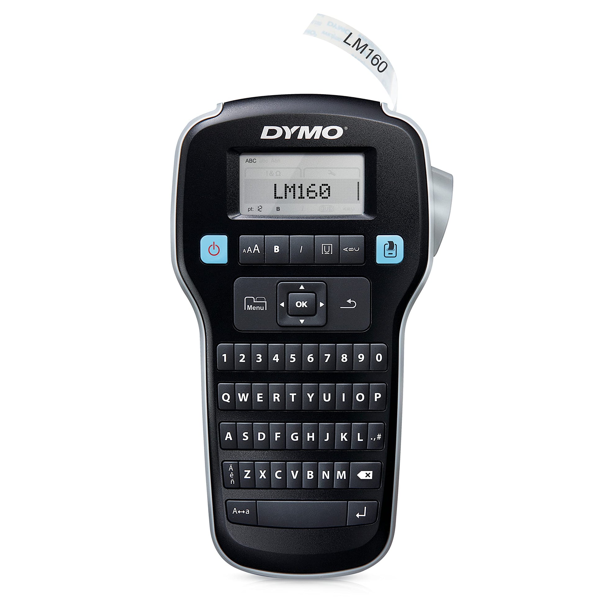 DYMO Label Maker LabelManager 160 Portable Label Maker, Easy-to-Use, One-Touch Smart Keys, QWERTY