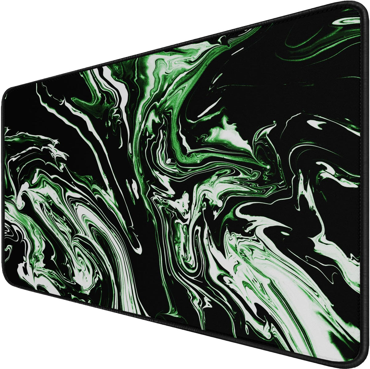 Large Extended Mouse Pad with Stitched Edges, Non-Slip Natural Rubber Base