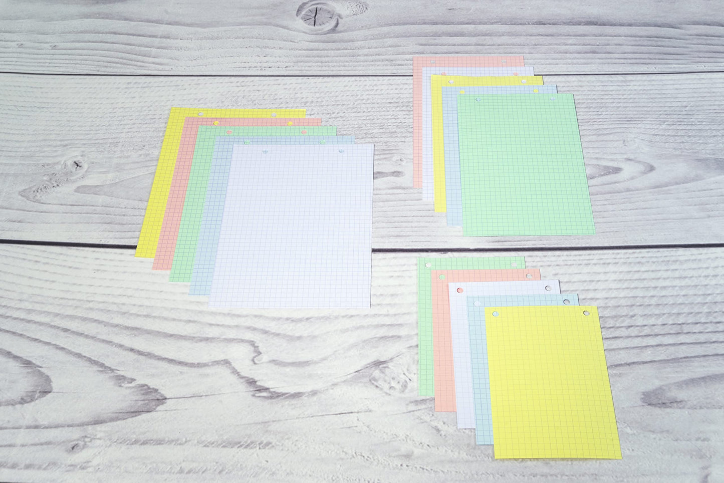 Exacompta - Ref 13602E - Bristol Squared Punched Board for Printing (Pack of 100) - 100 x 150mm in