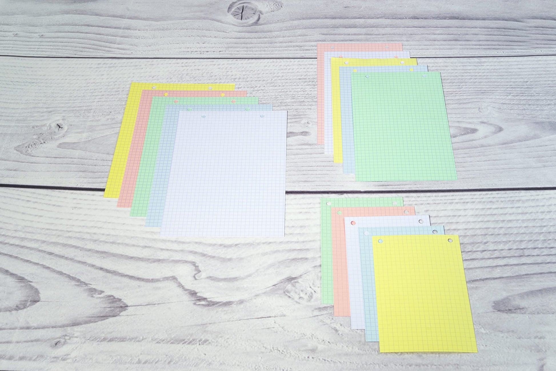 Exacompta - Ref 13602E - Bristol Squared Punched Board for Printing (Pack of 100) - 100 x 150mm in